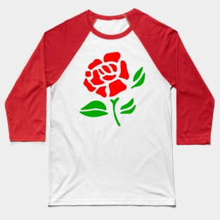 Red Rose Baseball T-Shirt